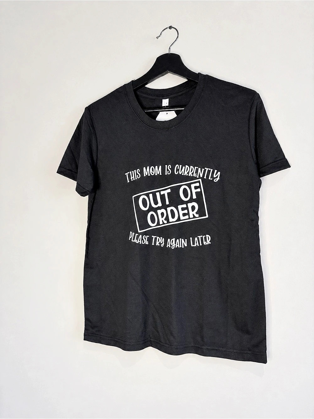 Graphic Short Sleeve Tee in Black Like New